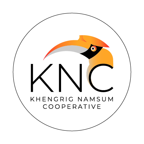 Der für Zhemgang typische Nashornvogel ist das zentrale Motiv unseres neuen KNC-Logos. 